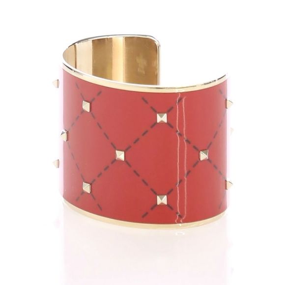 🆕️ VALENTINO Garavani Rockstud cuff stud bracelet Gift - Picture 5 of 16